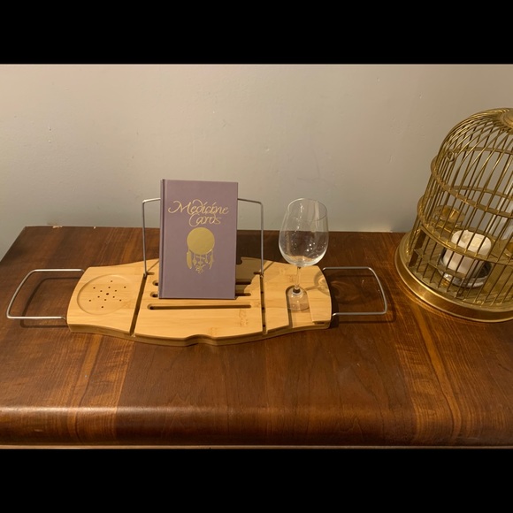 Umbra Bamboo Bath Table/Tray & Caddy - Picture 2 of 7